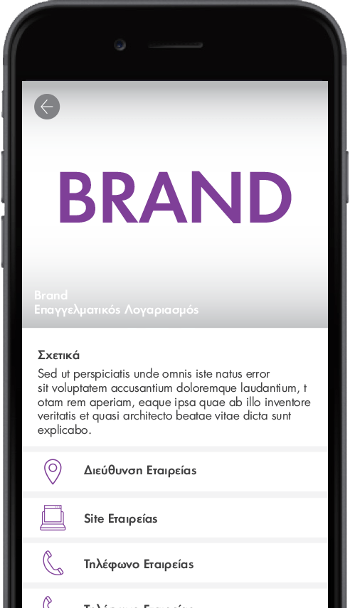 Preview of the official Viber Business Profile of an enterprise