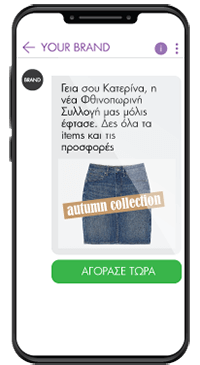 Κείμενο + Εικόνα + Κουμπί Προτροπής VIBER