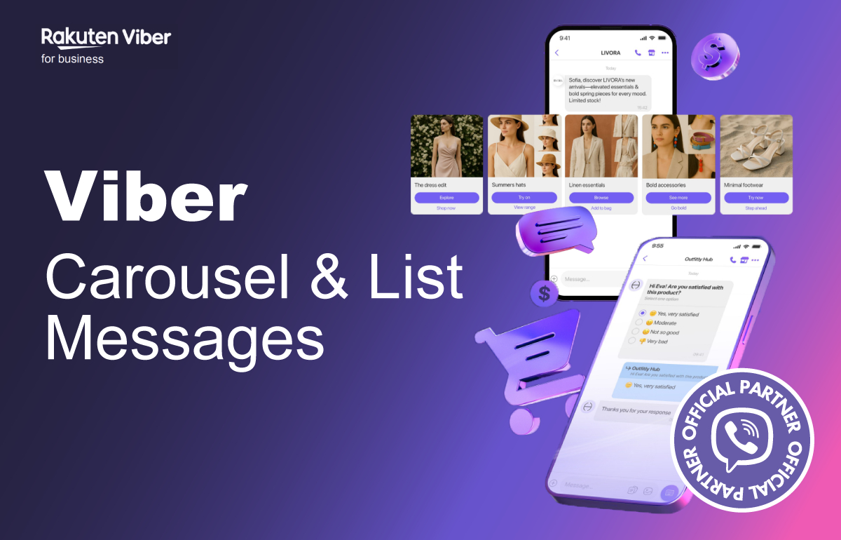 Viber Carousel &amp; List Messages: Νέα Διαδραστικά Μηνύματα για Brands